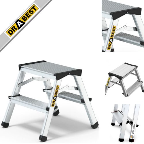 ePlatinum_Drabest Leiter 2,38 m Aluminium bis 125 kg