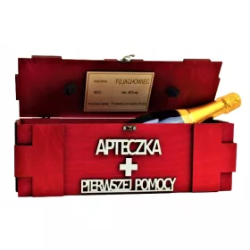  Alkohol-Box, Erste-Hilfe-Set, gratis Anhänger als Geschenk