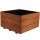 Blumentopf 40 cm x 40 x 30 cm, Holz, Braun- und Beigetöne