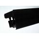 Deckenschienen SCHWARZE Doppelschienen-PVC-Deckenschiene 540 + ABDECKUNG