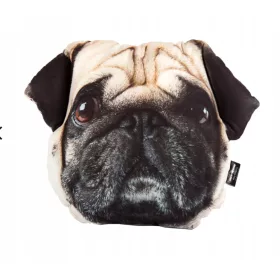  3D-KISSEN, Kissen mit goldenem Hund, Geschenk, Geschenk
