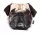  3D-KISSEN, Kissen mit goldenem Hund, Geschenk, Geschenk