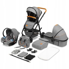  Lionelo Amber Grey Stone 3in1 Kinderwagen