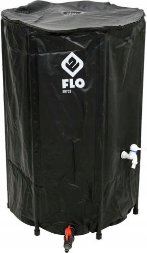 Regenwassersammeltank - Regenwassertank 250 l 88 x 60 cm schwarz