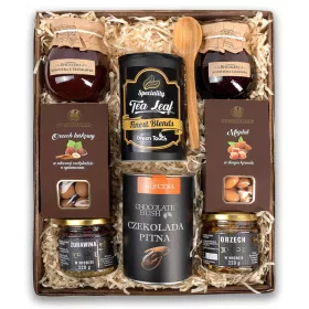  Geschenkkorb-Set mit Premium-Süßigkeiten und Tee