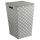  5 five Simple Smart freistehender Wäschekorb, 50 l, Grau- und Silbertöne