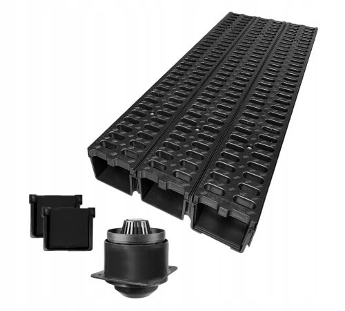 LINEARENTWÄSSERUNGSSET 3m Wanne + Zubehör