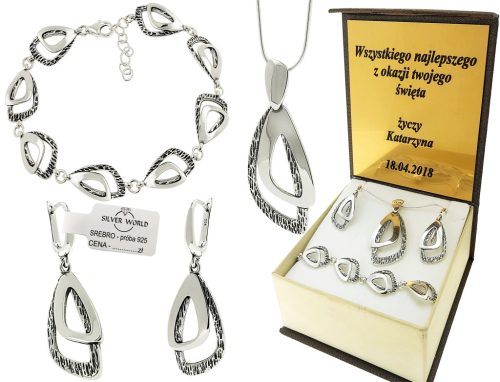  Set aus 925er Silberschmuck + Gravur