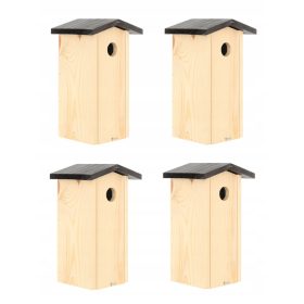  Mazur B001 Vogelnistkasten, braun, 12x12x28 cm