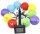  Solar-Girlandenlampe LAMPIONY 10 LED-Dekor P-702