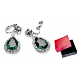  Jablonex Damenklammern 4 cm grün