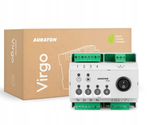  Auraton Virgo verkabelte Fußbodenheizungs-Steuerleiste, 4 Zonen