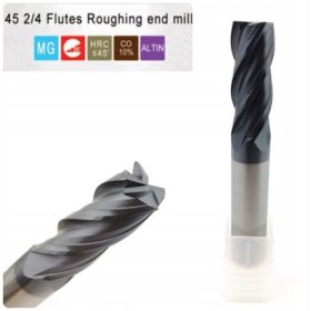 Hartmetallfräser 10 mm L75 4 Klingen 45HRC ED100