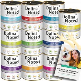    DOLINA NOTECI PREMIUM SET Nassfutter-Geschmacksmischung 10x800g + EBOOK HUND
