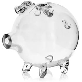  KLARES großes Glassparschwein SCHWEIN als GESCHENK