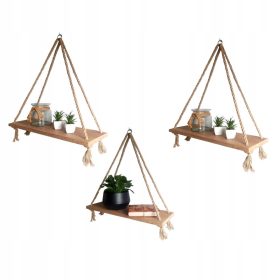  Dekostera Holzregal 56 x 18 cm, Sonoma-Eiche