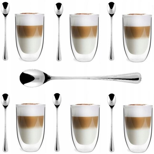 Gläser und Tassen Vialli Design Latte-Gläser 300 ml 6 Stk.