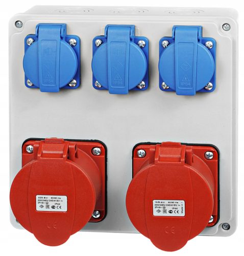 Adelid 400 V IP44 32 A Schaltanlage