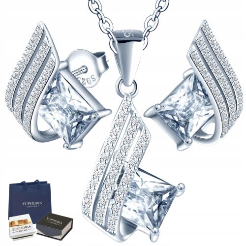  Millenium Wonderful Set mit Strasssteinen in Silber als Geschenk