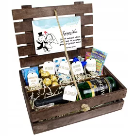   Holzkiste als Hochzeitsgeschenk - Personalisierbar mit Dedikationen