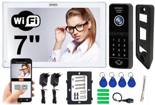 Wifi 5Tech 7" Video-Gegensprechanlage Neueste Serie