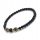  Kleines schwarzes Onyx-Drachen-Grau-Achat-Armband