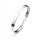 Silberarmband, steif, glatt, mit Verschluss, pr925