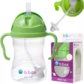 B.Box Apfelflasche mit Strohhalm 240 ml
