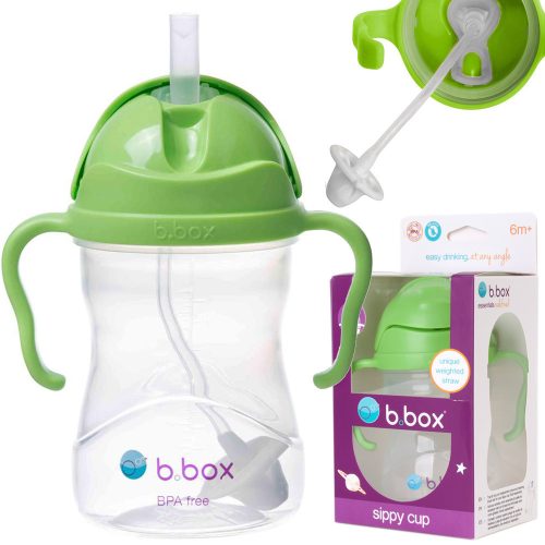 B.Box Apfelflasche mit Strohhalm 240 ml