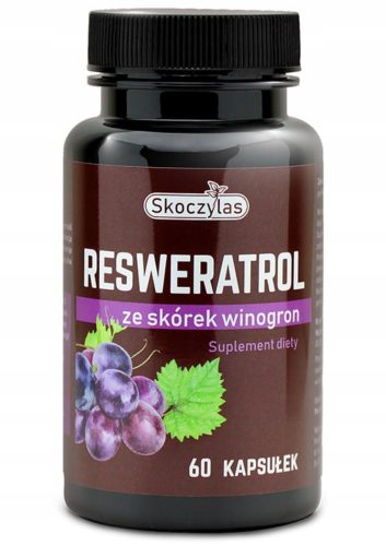 Resveratrol aus Traubenschalen, 60 Vegane Kapseln für Herz-Kreislauf-Unterstützung