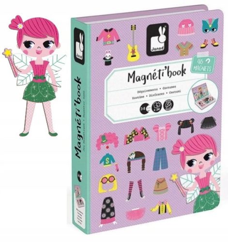  Janod Magnetpuzzle Magnetibook Kostüme Mädchen