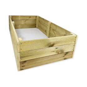  Mini-Gewächshaus 123 cm x 60 cm aus Holz