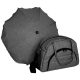  Organizer-Tasche für Kinderwagen MAXI SET: TASCHE + REGENSCHIRM FÜR KINDERWAGEN MELANGE (LEINEN) MAXI SET: TASCHE + REGENSCHIRM FÜR KINDERWAGEN