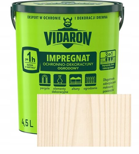  Vidaron schützender und dekorativer Garten, 4,5 l, gebleicht