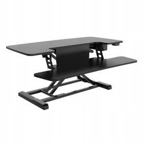    Spacetronik rechteckiger Schreibtisch 91,5 x 61 x 50 cm schwarz