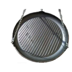  Große Catering-Grillpfanne aus Gusseisen, 60 cm