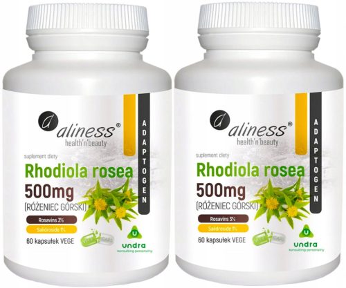 Rhodiola rosea Extrakt Kapseln - Doppelstandardisiertes Nahrungsergänzungsmittel