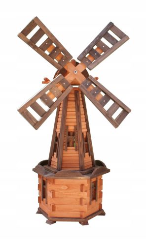  Gartenwindmühle aus Holz Windmühlen 135cm, 3 Typen