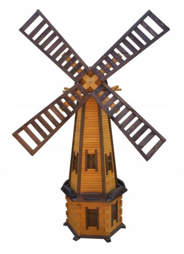  Gartenwindmühle aus Holz Windmühlen 235cm, 3 Typen