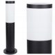  Quadratischer SuperLED E27-Lichtmast, 45 cm, schwarz