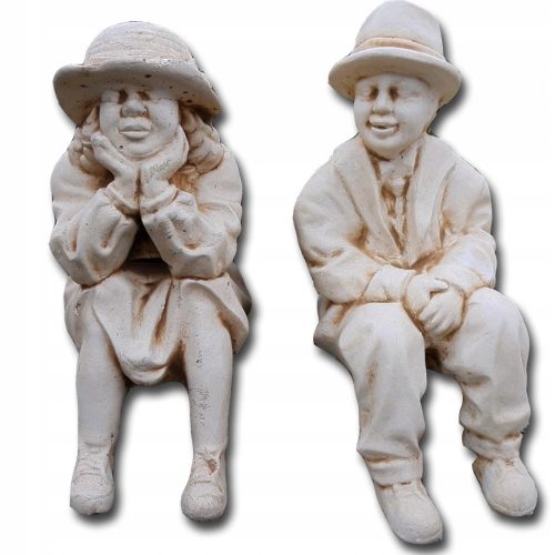  Gartenfiguren aus Beton, Großvater, Großmutter, Dekoration