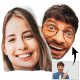 Kissen 3D-Fotokissen mit Ihrem Gesichtsabdruck
