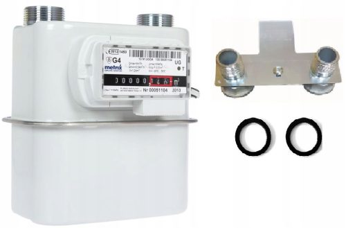 Metrix UGG4 L-130 Gaszähler + Dichtungen + 3/4 Rahmen