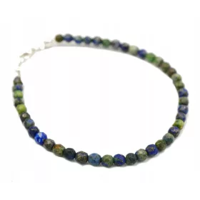  Dezentes Armband aus Silber 925 – natürlicher Azurit