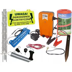 ELEKTRISCHES Schäferhund-Set mit Stangen für Rinderpferde