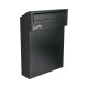 Damech Briefkasten mit Einwurfkasten 40x29,5x12 cm schwarz