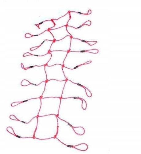  Allforbaby 3056 Kletternetz, rot, 200x75 cm
