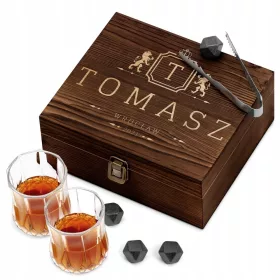  WHISKYSTEINE, WÜRFEL, GLÄSER, GESCHENK, GRAVUR