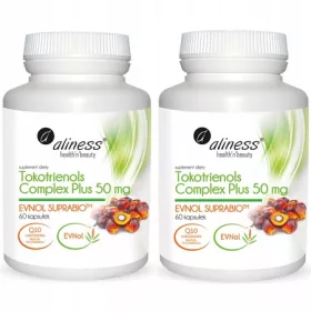  EVNOL SUPRABIO Tokotrienol-Komplex PLUS 50 mg - Hochwirksame Vitamin E Kapseln