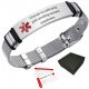 SOS-Notfall-Armband mit Gravur